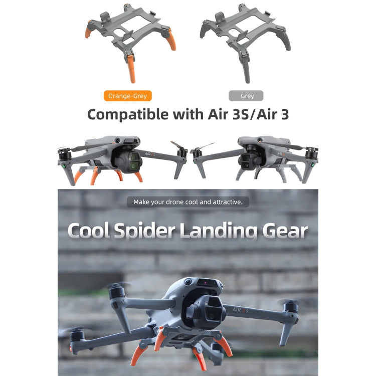 For DJI Air 3S / 3 Sunnylife Landing Gear Extensions Heightened Spider Gears Support Leg For DJI Air 3S / 3 Sunnylife Landing Gear Extensions Heightened Spider Gears Support Leg